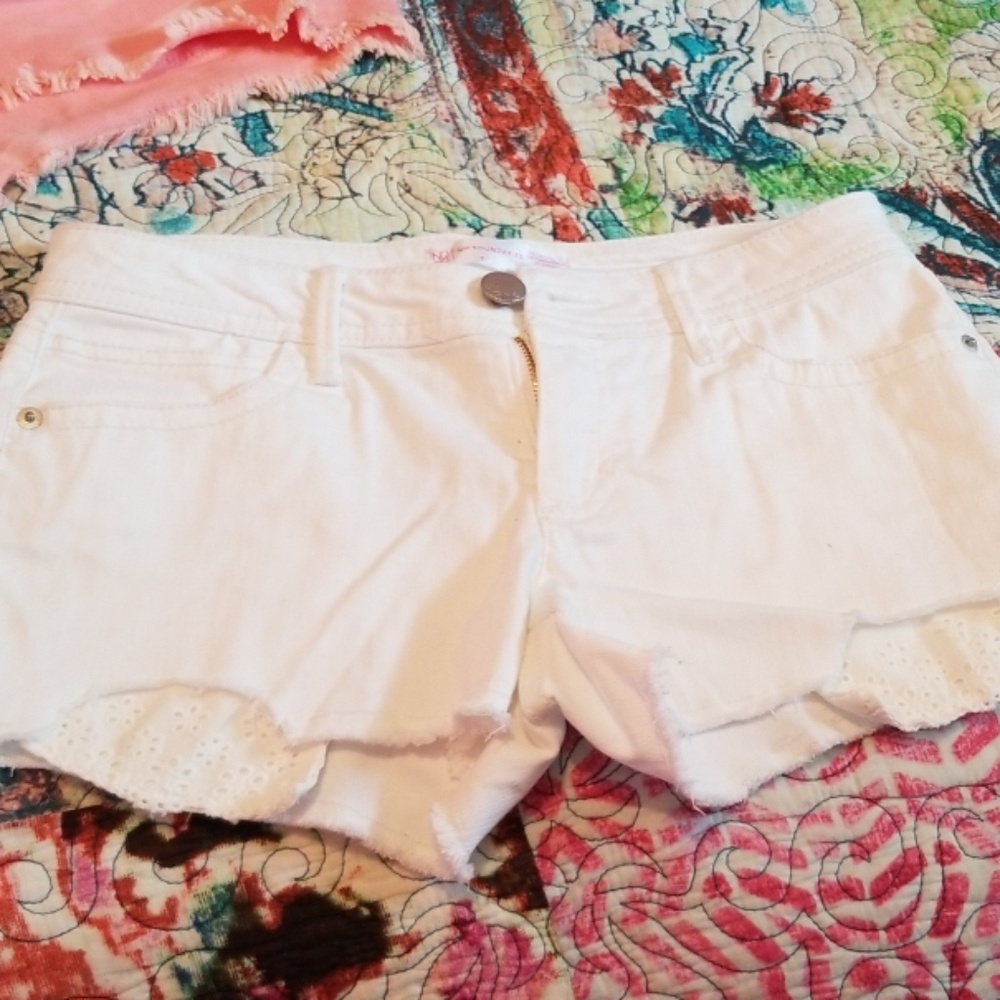 3/$14 shorts special White Jean Shorts